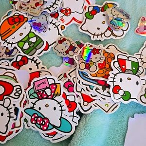 Hello kitty Stickers.